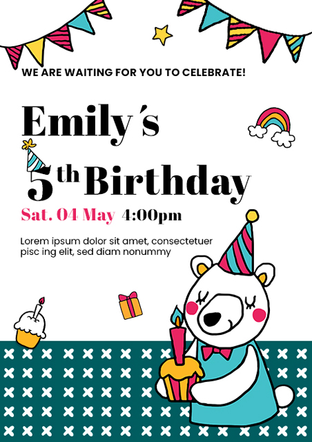 Girl-Birthday-Invitation-Card