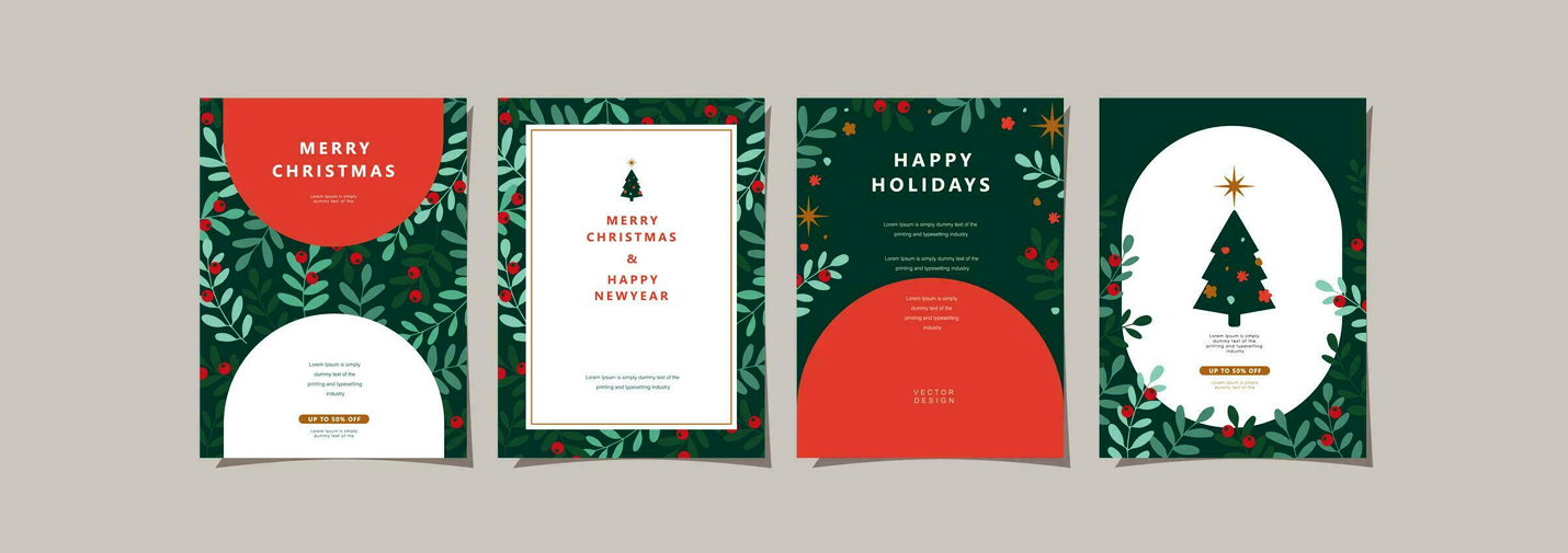 Modern-Flat-Vector-Merry-Christmas-and-Happy-New-Year-Greeting-Christmas-Invitation-Banner