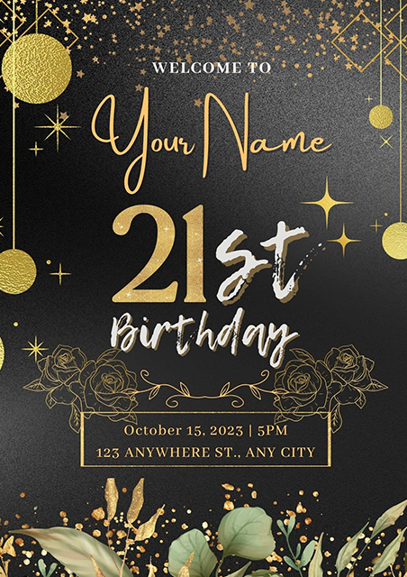 Black-Birthday-Party-Invitation-Card