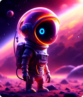 astronaut in space