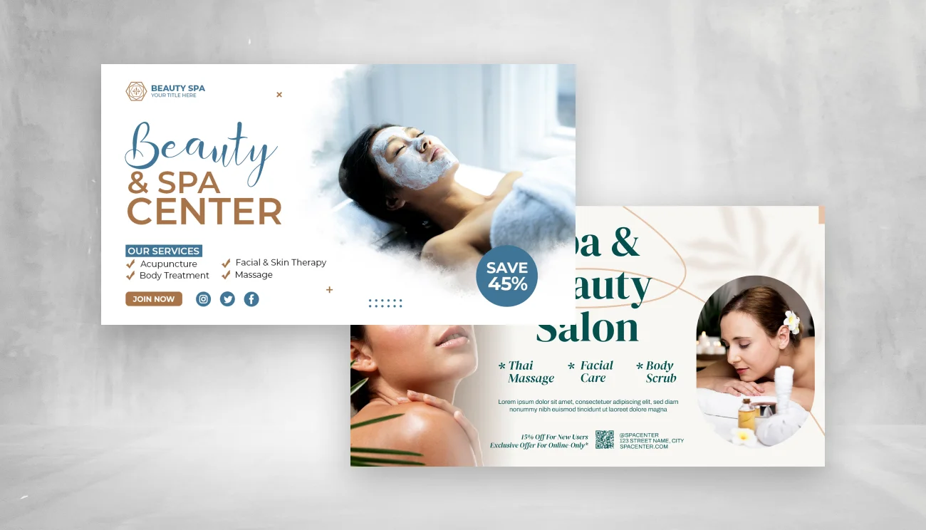 Salon Banner templates