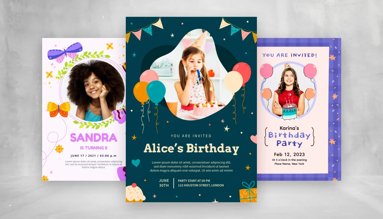 Birthday Invitation Templates